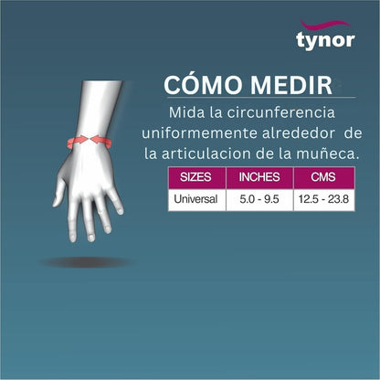 Muñequera Elastica Tynor P/Pulgar Ortopedia Rehabilitacion