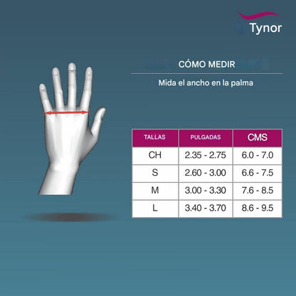 Férula Mano Tynor Posicionamiento Derecha Moldeada Reposo