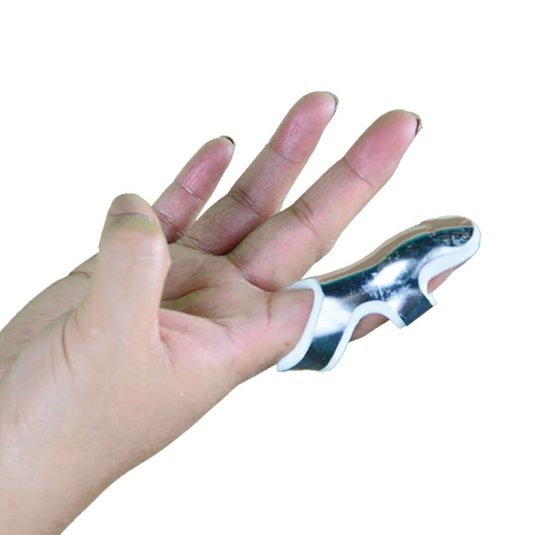 Férula de aluminio para dedo, tipo rana