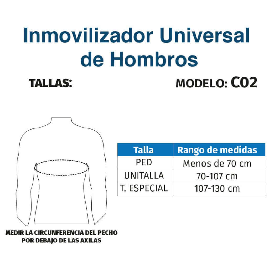 Inmovilizador de hombro - Producto ortopédico