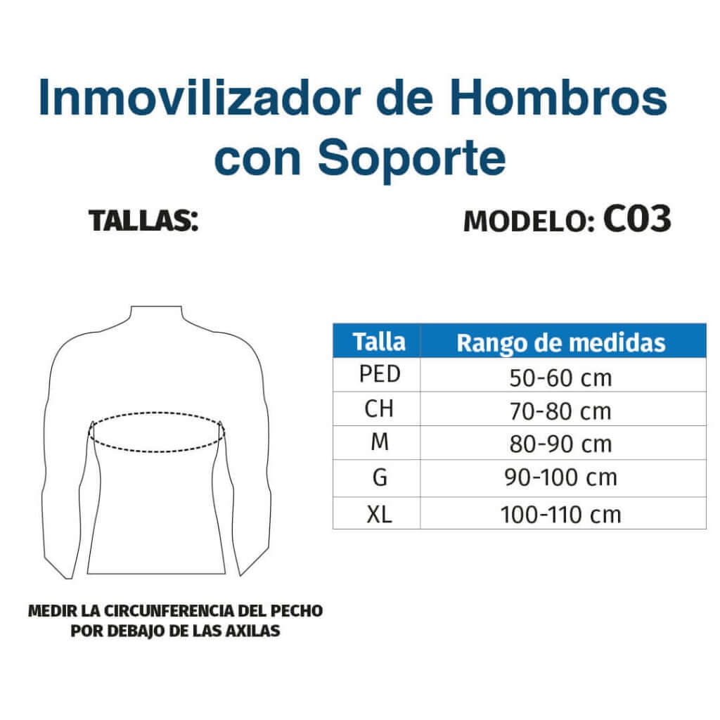 Inmovilizador de Hombro Premium - Producto ortopédico