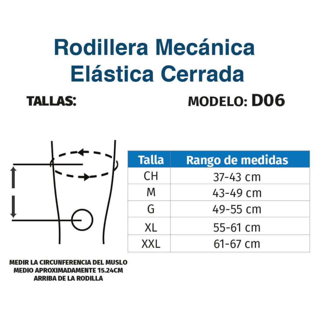 Rodillera mecánica - Producto ortopédico