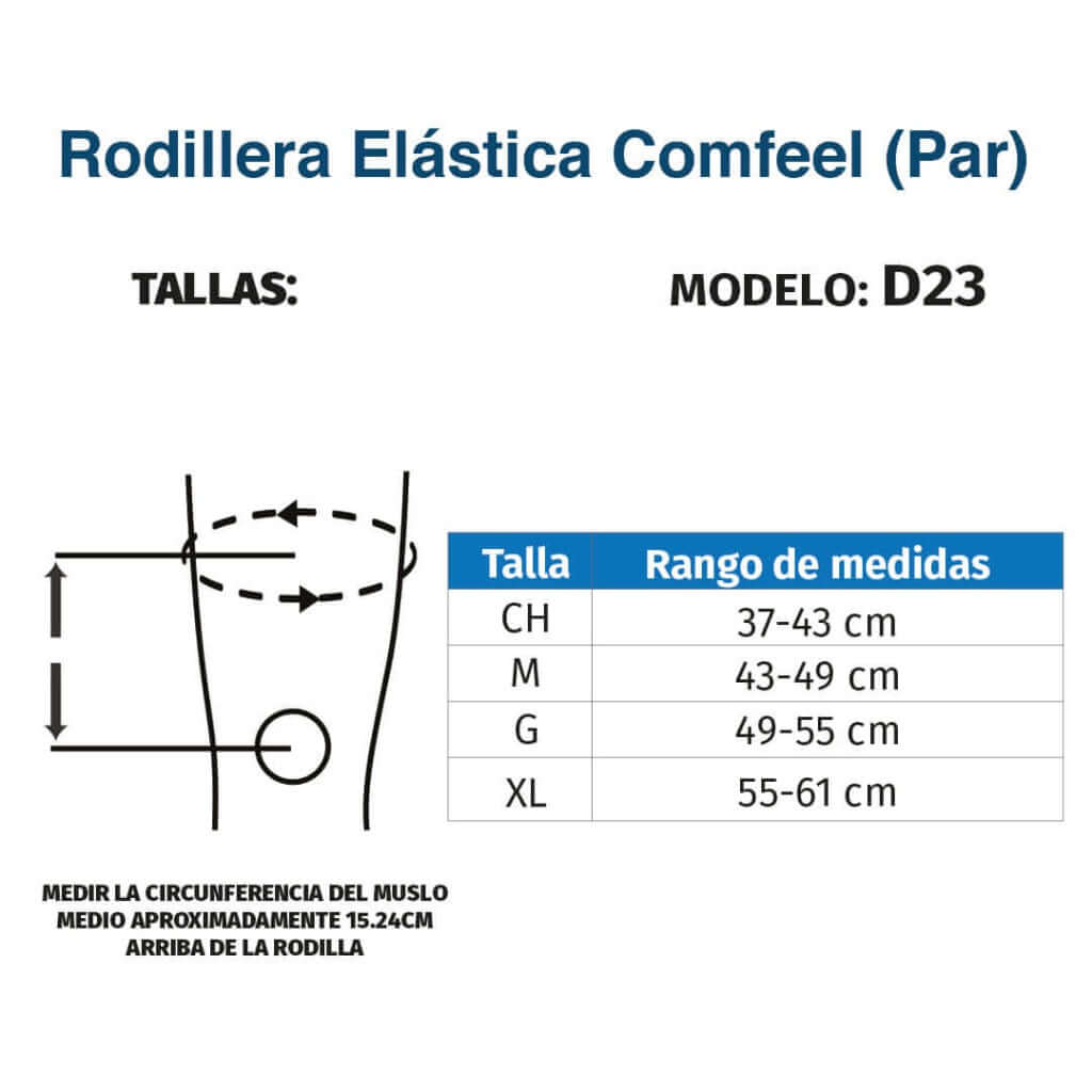 Rodilleras elásticas comfeel - Producto ortopédico