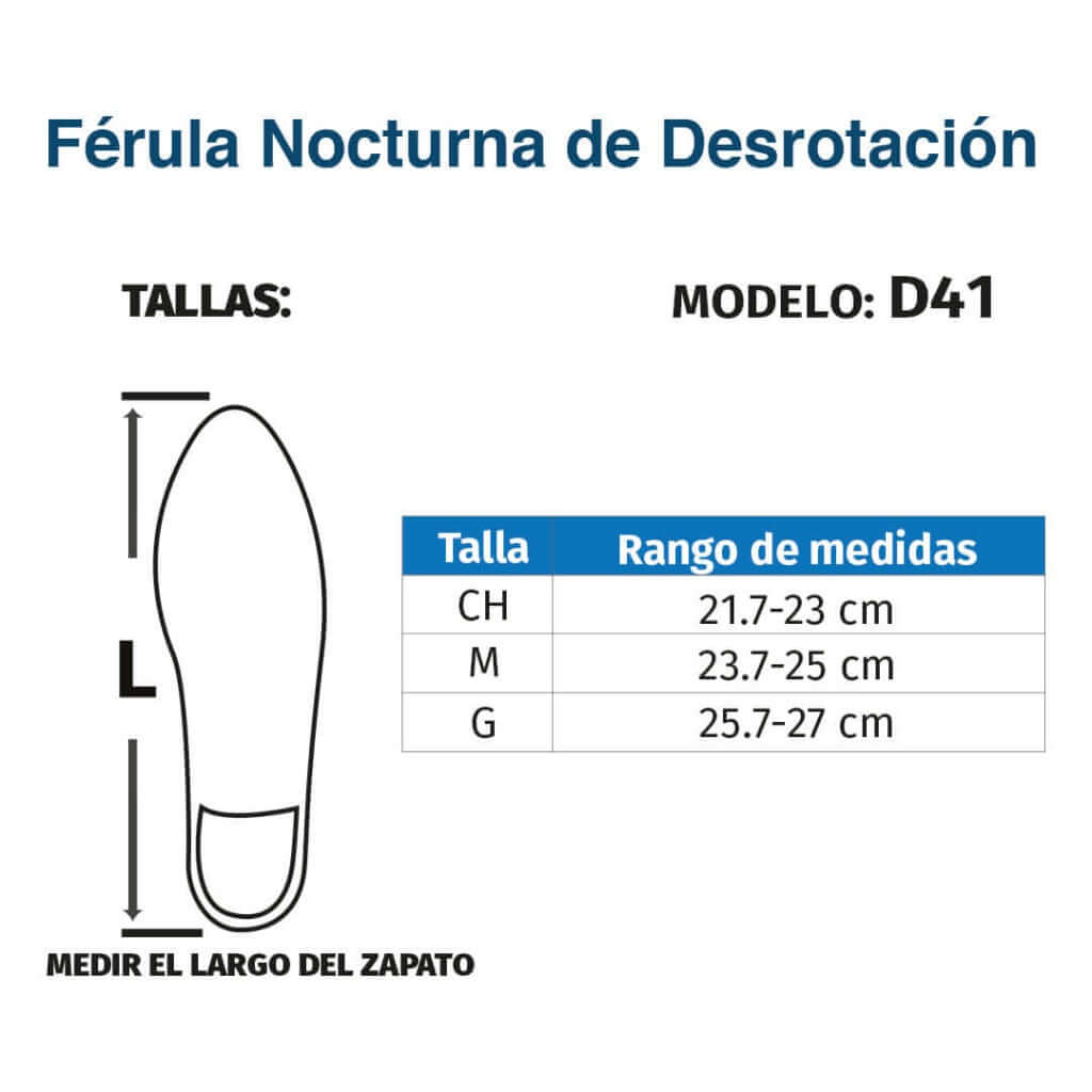 Férula Nocturna para Fascitis - Producto ortopédico