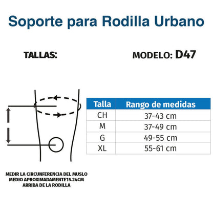 Rodillera de Compresión Deportiva - Producto ortopédico