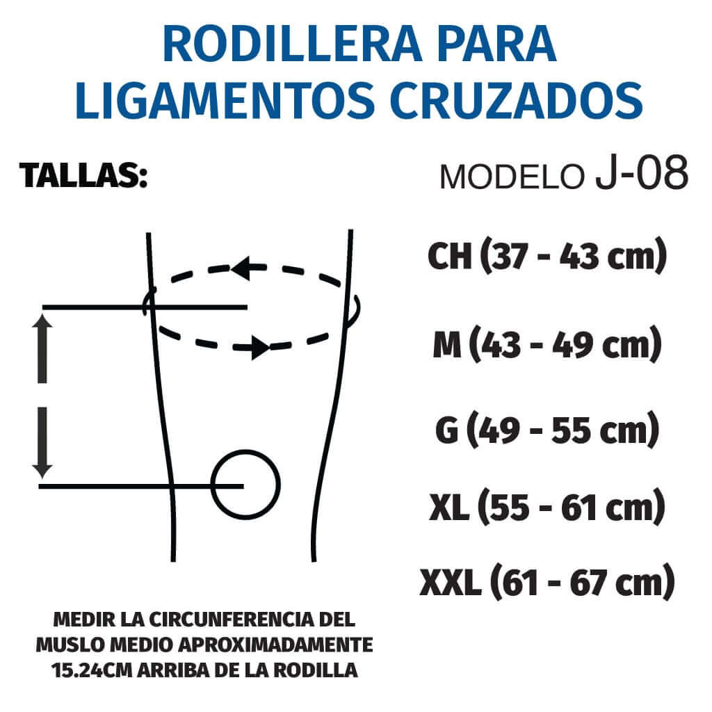 Rodillera para varo y valgo - Producto ortopédico